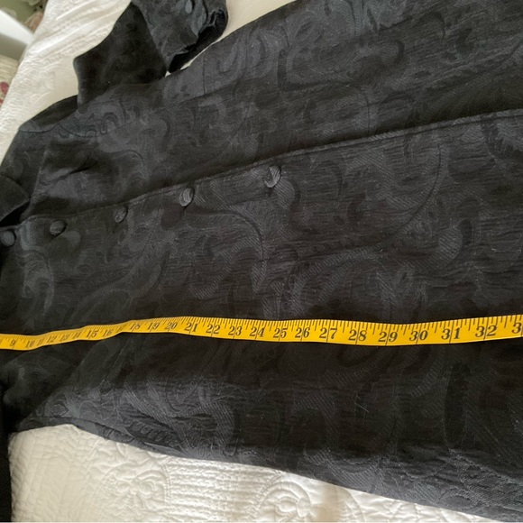 JESSICA, BLACK SPRING/FALL DRESSED COAT, SIZE: 18 - Picture 10 of 16